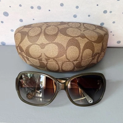 Coach Women Olive Sunglasses Glasses Frame Odessa S822 w Original Case 58-15 125 - Image 1 of 4