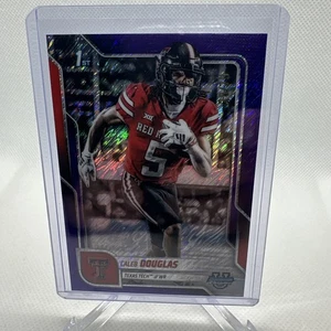 Bowman Chrome U Caleb Douglas 2025 1st/75 Purple Shimmer #74 Texas Tech - Imagen 1 de 2