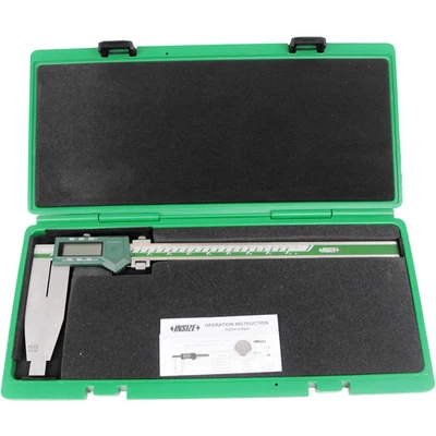 Insize Long Jaw Digital Caliper  0-300mm / 0-12" Range Series 1106-302 - Image 1 of 4