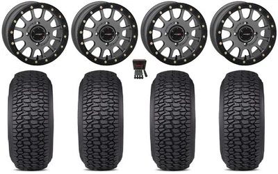 System 3 SB-5 14" Wheels Grey 30" Regulator 2 Tires Polaris Sportsman / RZR / - Image 1 of 4