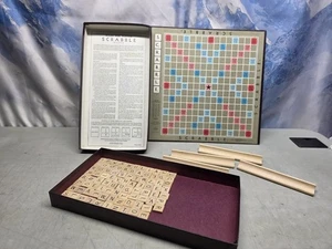 🔥 Scrabble Board Game Selchow Righter SelRight Complete USA Vintage 1948-53 - Picture 1 of 11