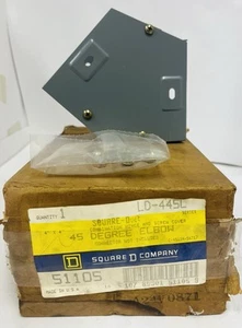 SCHNEIDER ELECTRIC SQUARE D NO. LD-445L DRAHTBAHN 4X4 45DEG WELLENBOGEN - Bild 1 von 24