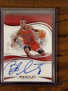 2023-24 Panini Immaculate - Heralded Signatures B.J. Armstrong Autograph /25 - Picture 1 of 2