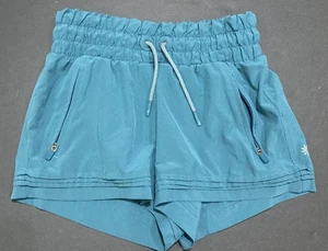 Athleta dunkeltürkis Sportshorts für Mädchen Größe 12 gebraucht, in einwandfreiem Zustand - Bild 1 von 3