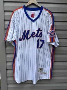 NY Mets Keith Hernandez 1986 Mitchell & Ness Jersey 25th Anniversary Men 4XL 56 - Picture 1 of 12