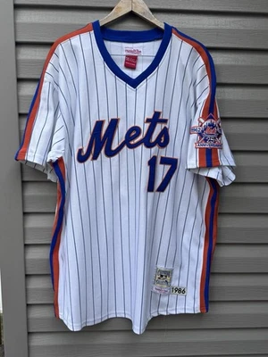 NY Mets Keith Hernandez 1986 Mitchell & Ness Jersey 25th Anniversary Men 4XL 56 - Image 1 of 4