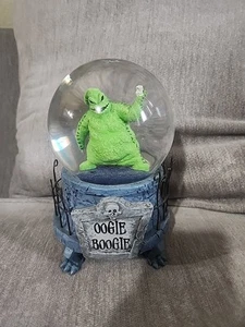 Disney Nightmare Before Christmas Oogie Boogie Musical Snow Globe 1993 – Works  - Picture 1 of 9