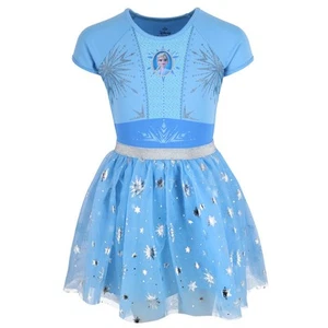 Jerry Leigh Toddler Girl's Disney Frozen Elsa Princess Cosplay Tutu Dress - Picture 1 of 6