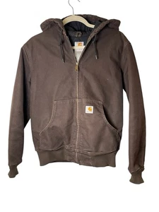 Chaqueta Carhartt WJ130 Forrada con Edredón Para Mujer Extra Pequeña DKB Marrón Oscuro Desvanecido - Imagen 1 de 22
