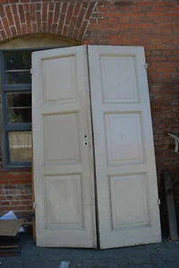 Puerta corredera doble de 2 hojas grande renovación construcción antigua renovación 230 x 138 - Imagen 1 de 20