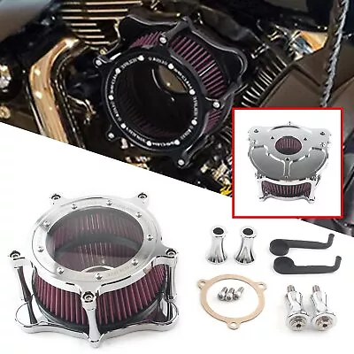 Красный впускной фильтр для Harley Dyna Road Glide King FLTRU Clarity очиститель воздуха с ЧПУ - Изображение 1 из 4
