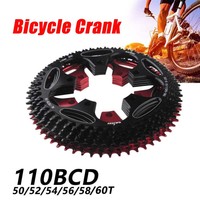 Road bike Round Narrow Wide Sprockets 110 BCD 50/52/54/56/58/60T Chainwheel..·