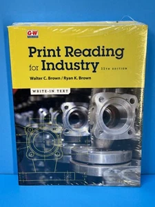 Print Reading for Industry by Walter C. Brown w/Large Print Packet ~ New, Sealed - Picture 1 of 3