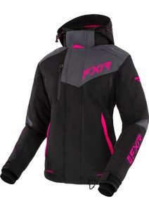 Black//Electric Pink - 12 FXR Womens Aerial Jacket 2021