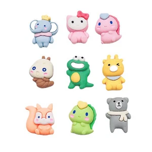 40 pezzi resina flatback cartone animato simpatico animale elefante bambino cabochon scrapbooking - Foto 1 di 11