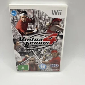 Virtua Tennis 4 Nintendo Wii Game With Manual - Free Postage - Picture 1 of 3