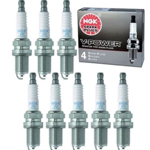 8 pcs - GENUINE OEM NGK V-Power Spark Plugs #4291 - Premium OEM Set ZFR6F11 - Picture 1 of 3