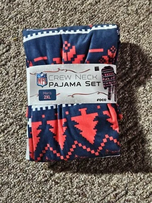 FOCO New England Patriots 2 Piezas Pijama Conjunto Para Hombre Talla XXL Cuello Redondo Nuevo Foto 1 de 4