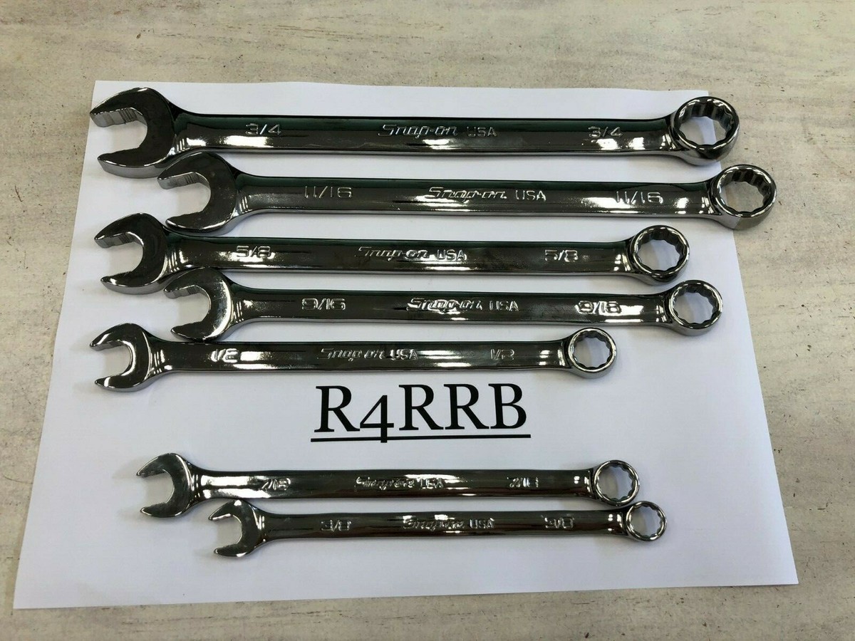Snap-on 12 Point Set Automotive Hand Wrenches for sale | eBay