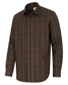 Hoggs Men's Of Fife Harris Cotton/Twill Check Shirt Green RRP£54.95 Shooting - Picture 1 of 4