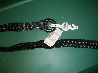 NUEVO Cinturón Dockers tejido negro para mujer talla pequeña Foto 1 de 4