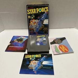 1987 NINTENDO NES STAR FORCE Box, Game, Manual PRE-OWNED - Picture 1 of 8