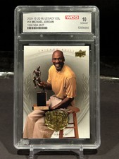 2009-10 Upper Deck MJ Legacy Collection Michael Jordan Gold WCG 10 GOAT HOF