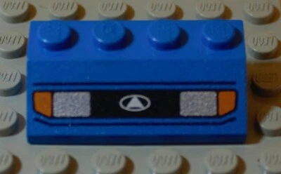 Lego 1 x Schrägstein 3037px1U blau 45° 2x4 bedr. KFZ 6426 6564  - Bild 1 von 2