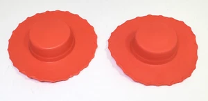 2 Disney Pixar Toy Story Jessie Doll Replacement Hats ONLY Red Plastic 3 1/2 In - Picture 1 of 6