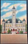 Washington County Courthouse Fayetteville Arkansas AR Old Linen Postcard