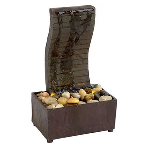 Order Home Collection Curvy Slate Tower Fountain **BRAND NEW** - Picture 1 of 3