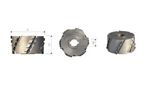MTECF005 FRESE BORDATRICI AD ELICA IN DIAMANTE D70 PCD H2.5 MM ASSIALE 30° - MOB - Picture 1 of 4