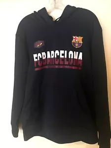 FC Barcelona Soccer Hoodie-Adult Medium - Picture 1 of 5