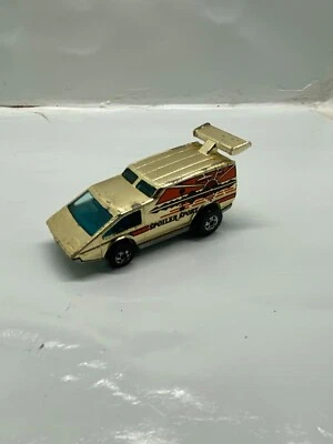 Vintage Spoiler Sport Van 1976 Hot Wheels Gold Black Walls Made in Hong Kong - Image 1 of 4