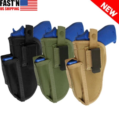 Gun Holster Tactical Concealed Carry Left/right Hand Pistol IWB OWB w/ Mag Pouch - Image 1 of 4