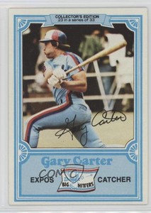 1981 Topps Drake's Big Hitters Gary Carter #23 HOF