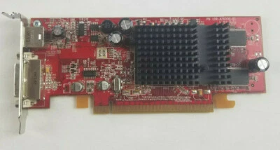 ATI Radeon 109-A26030-01 X600 128MB PCI Express Video Graphics Card Low Profile - Image 1 of 3