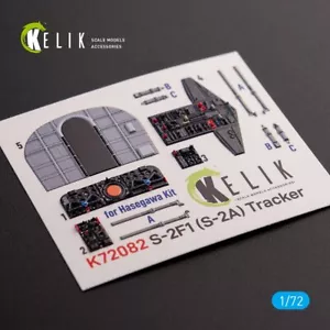 Grumman S-2A Tracker Interior 3D Decals for Hasegawa kit Scale 1:72 KeliK K72082 - Bild 1 von 6