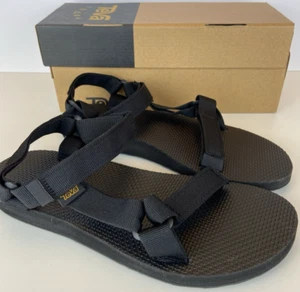 Teva Original Universal schwarze Damen-Sandalen ─ Damengröße 10 brandneu mit Karton - Bild 1 von 8