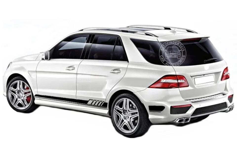 2 PCS Car Sticker For Mercedes Benz ML Class W163 W164 W166 ML63 AMG ML320 ML350 - Image 1 of 4