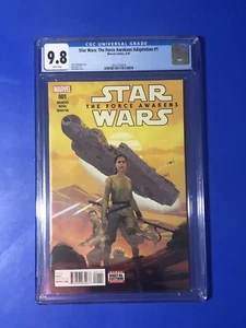 Star Wars Force Awakens #1 CGC 9.8 1st Appearance Rey Kylo Ren Marvel Comic 2016 - Picture 1 of 3