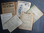 OVER 275 PAGES  ANTIQUE & VINTAGE MUSIC  IN WELL USED CONDITION  AS PER PICTURES