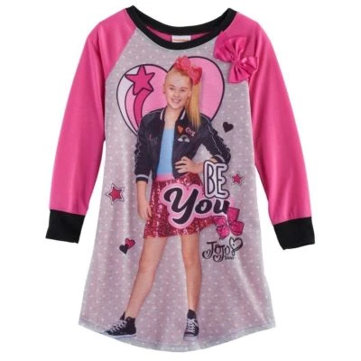 Camisón pijama JoJo Siwa Dance Moms BOW BE YOU Bedtime Sleep 10 ¡OFERTA! Foto 1 de 4