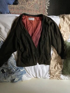 Vintage UK made 70s suede coat - Picture 1 of 4