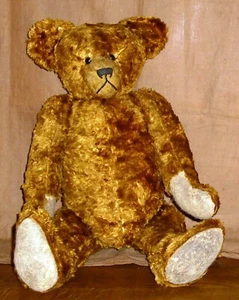 Teddy-uralt und ausdrucksstark-ausgefallen-50cm groß-guter Zustand - Picture 1 of 6