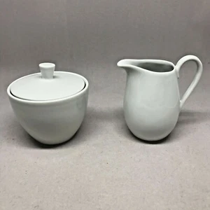 E&R Golden Crown White Miniature Demitasse Coffee 6 Serve 17 Piece Set Germany - Bild 1 von 11