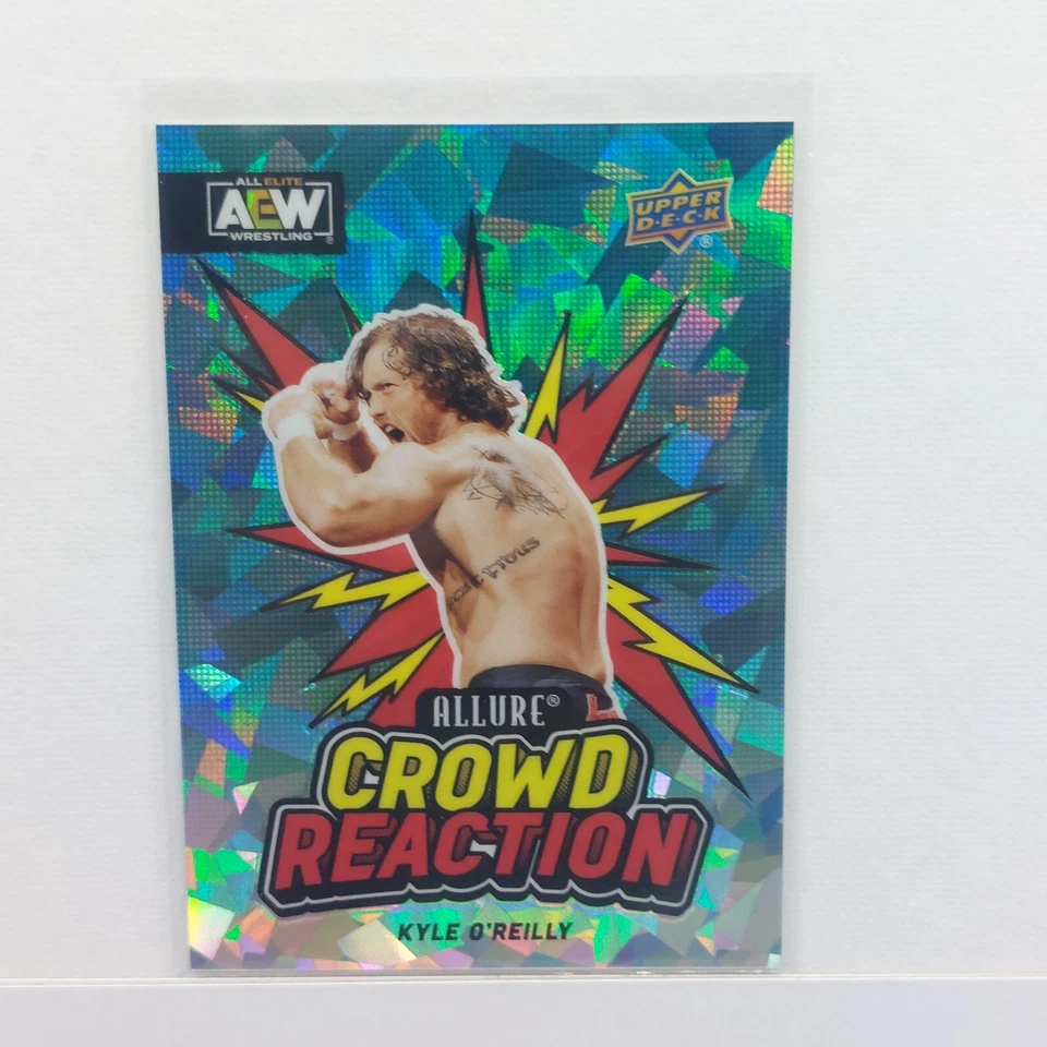 KYLE O’REILLY AEW ALLURE 2024 Upper Deck CROWD REACTION GREEN QUARTZ #07/99 - Image 1 of 2