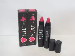 FLIRT COSMETICS CHICKSTICK FOR LIPS DOUBLE TAP 0.105 OZ BOXED (LOT OF 2) - Picture 1 of 4