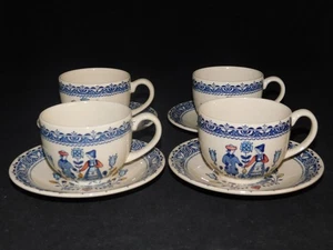 4 JOHNSON BROTHERS HEARTS & FLOWERS CUPS & SAUCERS #1 - Picture 1 of 8