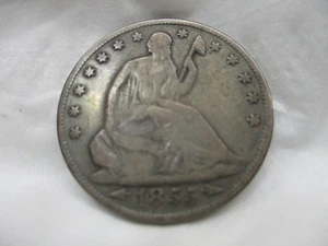 1855-O Seated Liberty Half Dollar VG+ - Bild 1 von 2